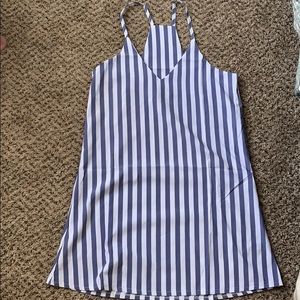 Striped Navy Dress